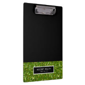 グリッガーリージーグリーンシークイングリッターブラック クリップボード (右)