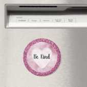 グリッガーリージーピンクグリッタービーズ親切 マグネット (インサイチュ (食洗機))