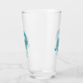 グリッガーリーツアクアターコイズグリッターユニコーン タンブラーグラス (左)