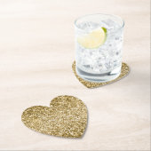 グリッジスパークル金ゴールドグリッター           ペーパーコースター (インサイチュ)