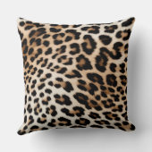 グリッジピンクグリッター金ゴールドまつ毛ヒョウ クッション (裏面)