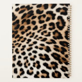 グリッジピンクグリッター金ゴールドまつ毛ヒョウ プランナー手帳 (裏面)