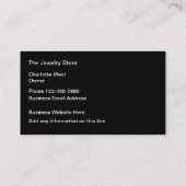 グリッジージュエリースモダントア2サイド 名刺 (裏面)