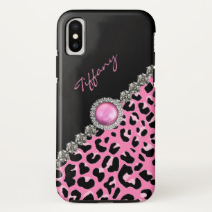 グリッジーピンクジャガープリントiPhone 5s ケース