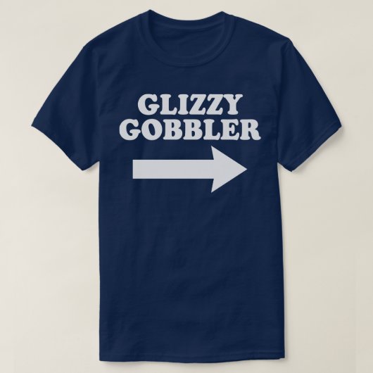 グリッジー・アロー指さし Tシャツ (デザイン正面)