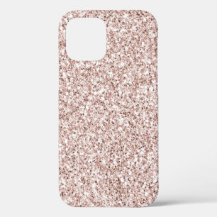 グリッジ赤面ピンクグリッター iPhone 12ケース