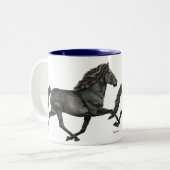 グリッタアイスランド競馬 ツートーンマグカップ (正面左)