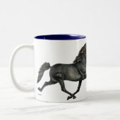 グリッタアイスランド競馬 ツートーンマグカップ (左)