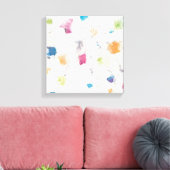 グリッタティI抽象芸術プリント |マイク・シック キャンバスプリント (インサイチュ (リビング))