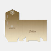 グリッタリングクラウンラグジュアリー金ゴールド フェイバーボックス (折り畳みなし)