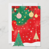 グリッタリングホリデイ魔法 招待状 (裏面)