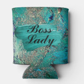 グリッタリーアクア絵を描ストロークボスレディ 缶クーラー (裏面)