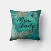 グリッタリーアクア絵を描ストロークボス クッション (裏面)