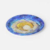 グリッタリームーン紙プレート ペーパープレート (アングル)