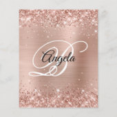 グリッタリーライトバラ金ゴールドキンセアニラ紙フライヤー チラシ (裏面)