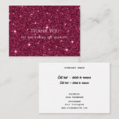 グリッターありがとう ノートカード (正面/裏面)