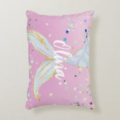 グリッターお洒落マーメイドビーチザシーアンダーザシー アクセントクッション (正面(垂直))