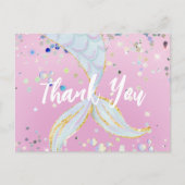 グリッターお洒落マーメイドビーチザシーアンダーザシー ポストカード (正面)