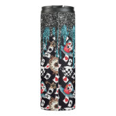 グリッターが不思議の国でアリスをドリップ タンブラー (裏面)