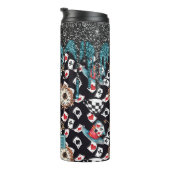 グリッターが不思議の国でアリスをドリップ タンブラー (回転右)