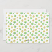 グリッターきらめくクリスマスツリー2枚の写真 シーズンカード (裏面)