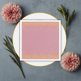 グリッターきらめくホットエアバルーン赤ちゃんシャワー スタンダードカクテルナプキン