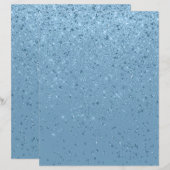 グリッターきらめく紙アクアスクラップブック紙 (正面/裏面)