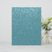 グリッターきらめく紙ターコイズスクラップブック紙 (スタンド正面)
