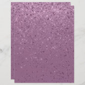 グリッターきらめく紙ピンクスクラップブック紙 (正面/裏面)