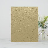 グリッターきらめく紙金ゴールドスクラップブック紙 (スタンド正面)