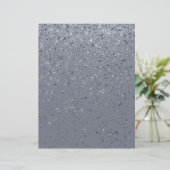 グリッターきらめく紙銀スクラップブック紙 (スタンド正面)