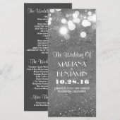 グリッターきらめく銀箔ストリングライトプログラム プログラム (正面/裏面)