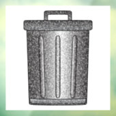 グリッターごみ箱 ウィンドウサイン (シート3)