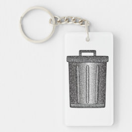 グリッターごみ箱 キーホルダー