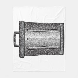 グリッターごみ箱 フリースブランケット