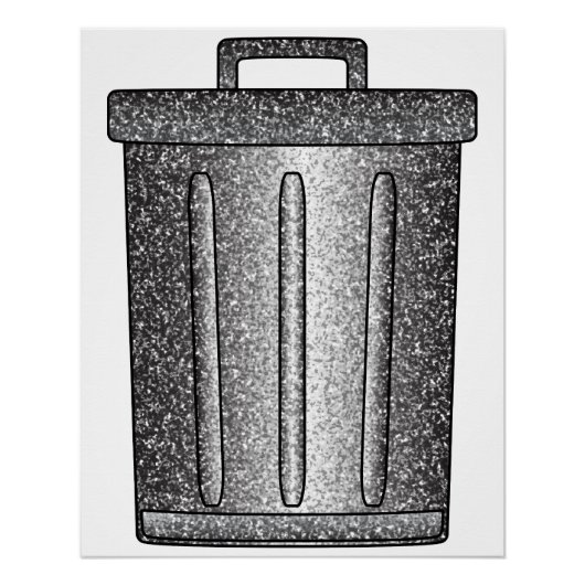 グリッターごみ箱 ポスター (正面)