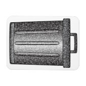 グリッターごみ箱 マグネット (横)