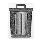 グリッターごみ箱 マグネット (縦)