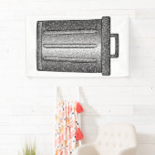 グリッターごみ箱 横断幕 (インサイチュ)