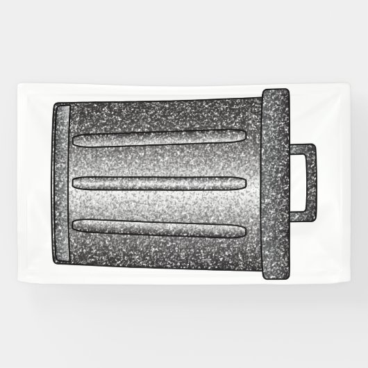 グリッターごみ箱 横断幕 (横)