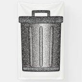 グリッターごみ箱 横断幕 (縦)