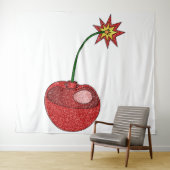 グリッターさくらんぼ爆弾 タペストリー (インサイチュ(横))