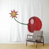 グリッターさくらんぼ爆弾 タペストリー (インサイチュ)