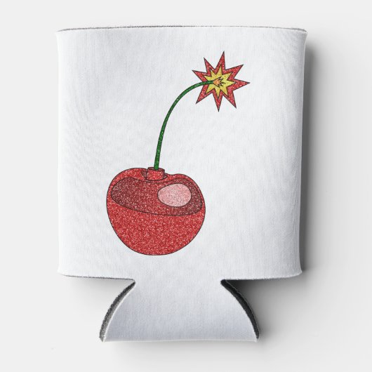 グリッターさくらんぼ爆弾 缶クーラー (正面)