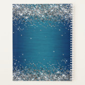 グリッターとつや消し金属モノグラム プランナー手帳 (裏面)