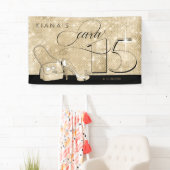 グリッターとシャインキンセアニェラブラック/金ゴールドホールID701 横断幕 (インサイチュ)