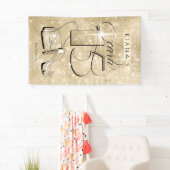 グリッターとシャインキンセアニェラ金ゴールドバートID701 横断幕 (インサイチュ)