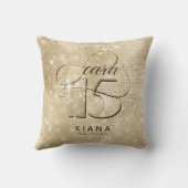 グリッターとシャインキンセアニェラ金ゴールドV2 ID701 クッション (裏面)