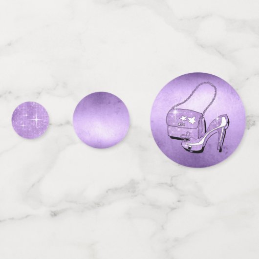 グリッターとシャインスウィート16ミックスバイオレットID675 コンフェッティ (裏面)