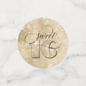 グリッターとシャインスウィート16ミックス金ゴールドID675 コンフェッティ (スモール正面)